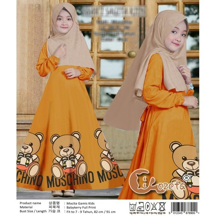 Mocita gamis kids 2in1