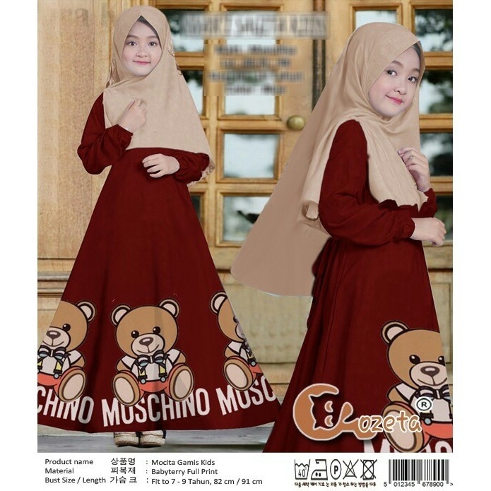 Mocita gamis kids 2in1 2