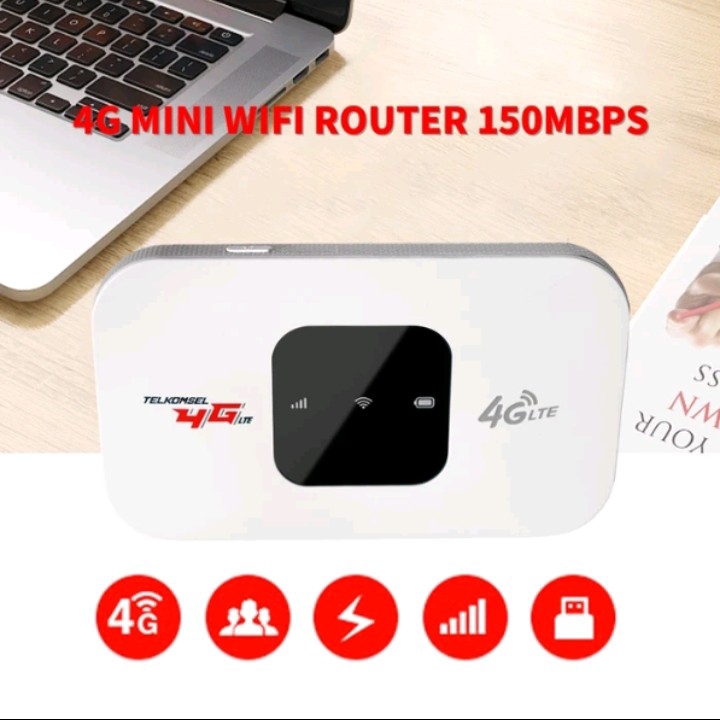 Modem Wifi 4G All Operator 4G LTE k300 Mifi Telkomsel 4G 150 Mbps 2