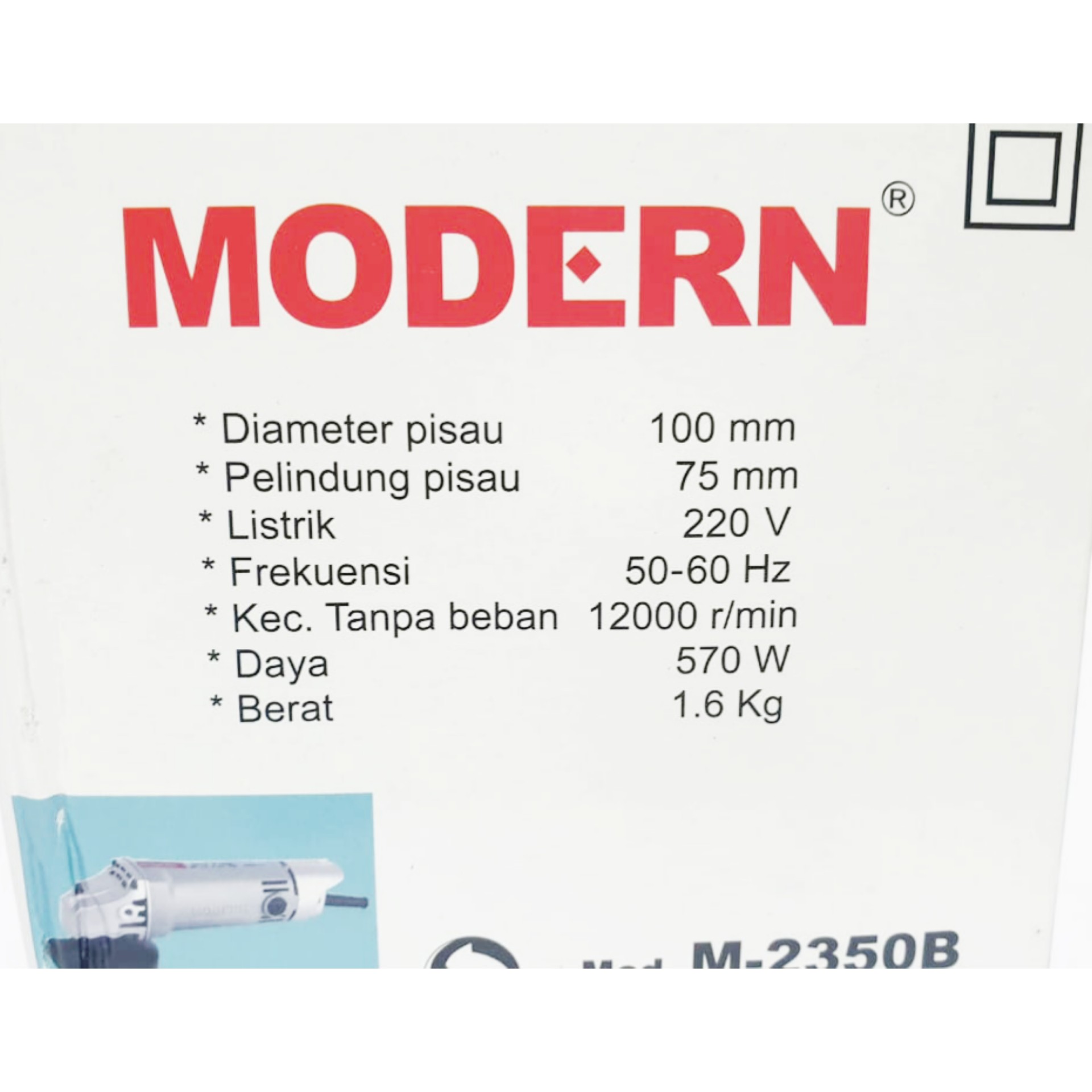 Mesin Gerinda Listrik Modern M-2350B 5