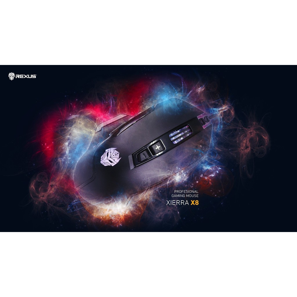 Mouse Gaming RGB Rexus Xierra X8 5
