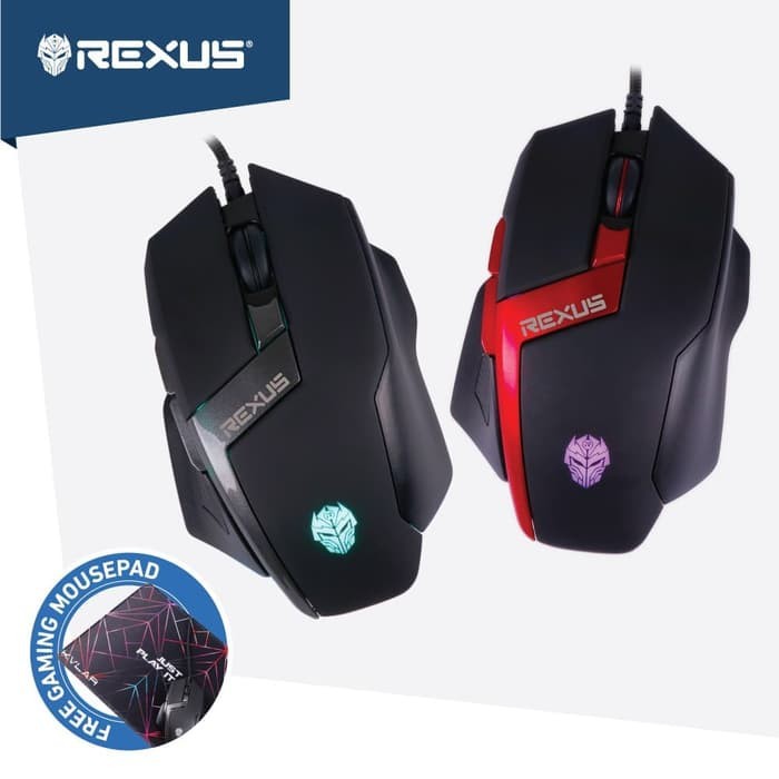 Mouse Gaming Rexus GT5 Xierra Gratis Mousepad KVLAR