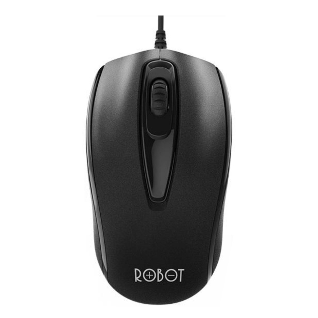 Mouse Wired ROBOT M110 Optical 1200DPI untuk PC Laptop Original 4