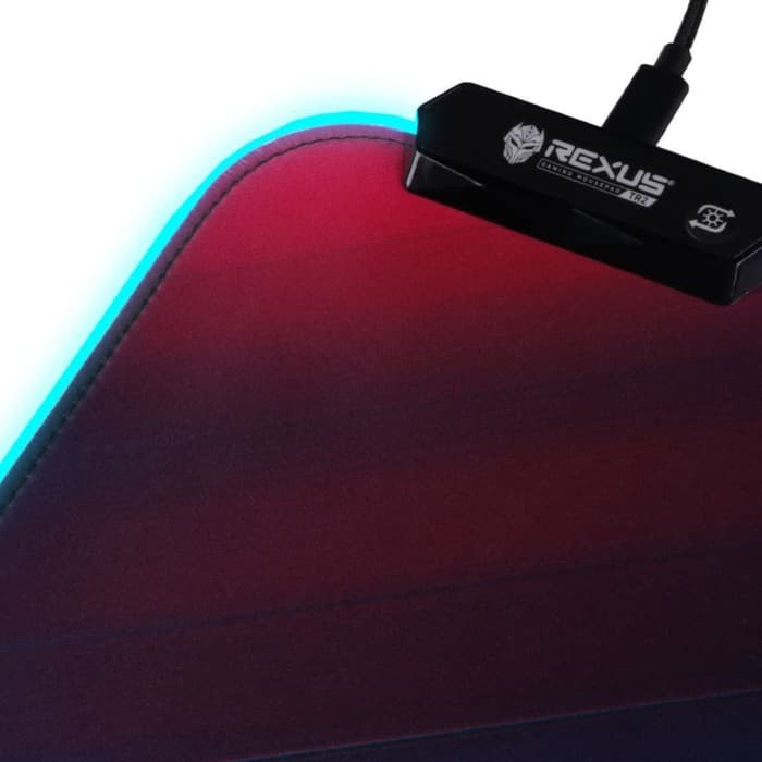 Mousepad Gaming Rexus Kvlar TR2 LED RGB 3