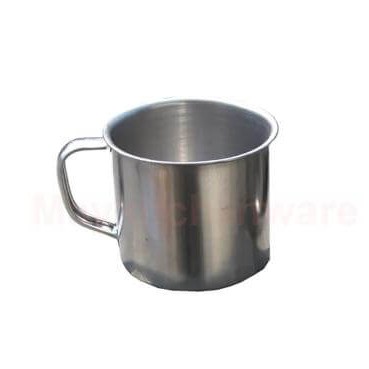 Mug Gelas Cangkir Stainless Steel 7 CM Kopi Teh Muk Gunung Anti Karat