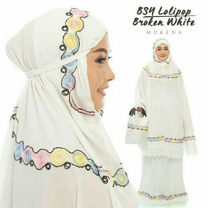 Mukena Lolipop White