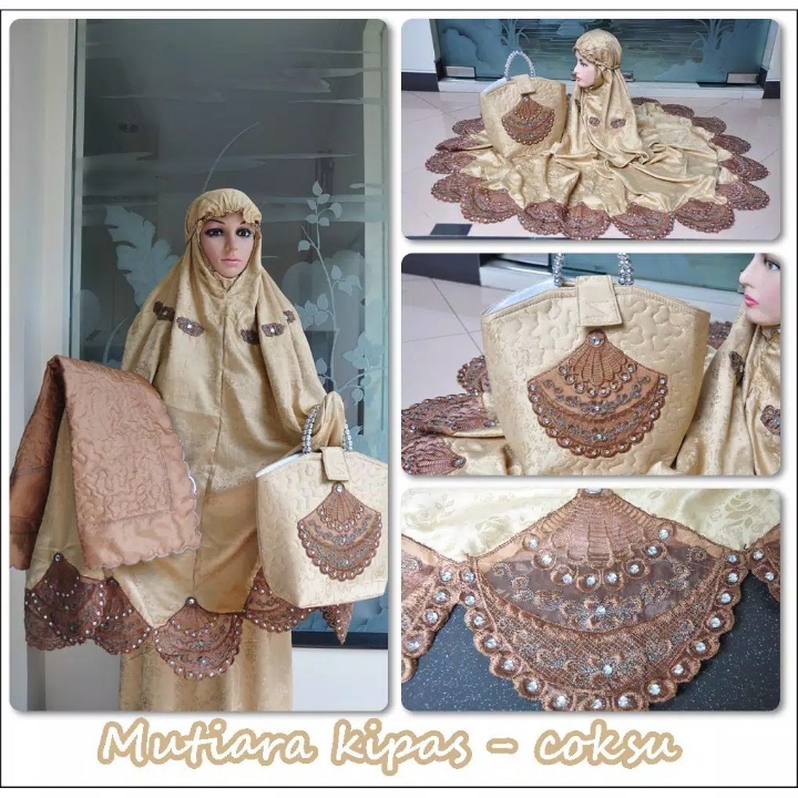 Mukena dewasa sutra mutiara  2