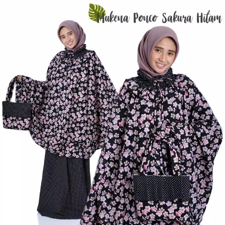 Mukena ponco sakura