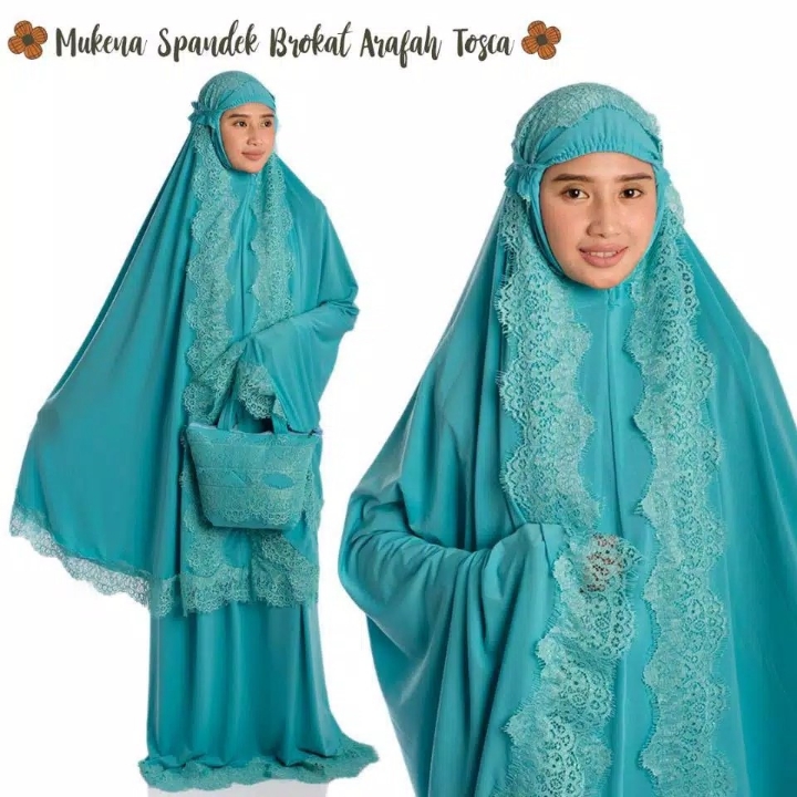 Mukena spandek brukat  2