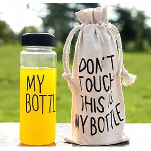 My Bottle Plastik Bening  SARUNG Botol juice Botol Air minum Plastik 3