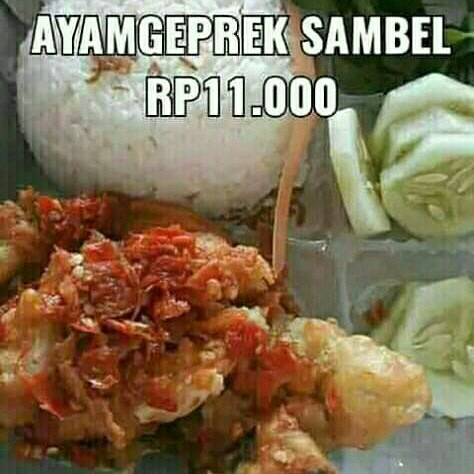 NASI AYAM GEPREK SAMBEL