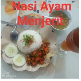 NASI AYAM MENJERIT