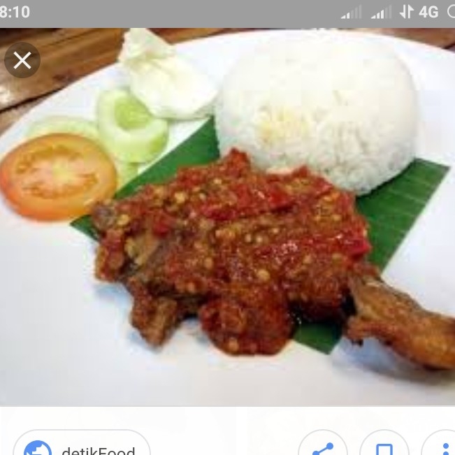 NASI AYAM PENYET