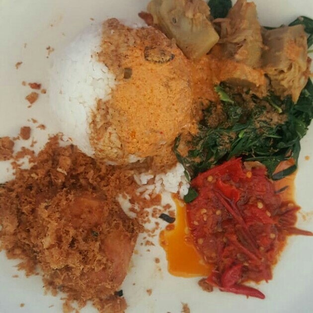 NASI AYAM POTONG GORENG