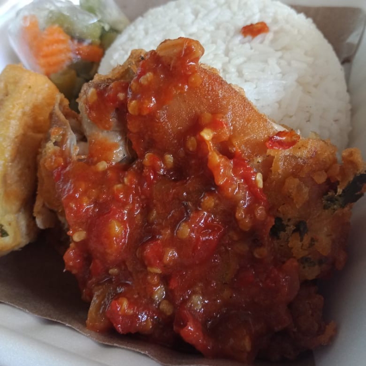 NASI GEBUK SAMBEL MERCON