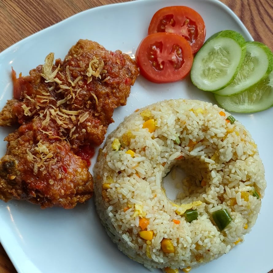 NASI GORENG AYAM GEPREK