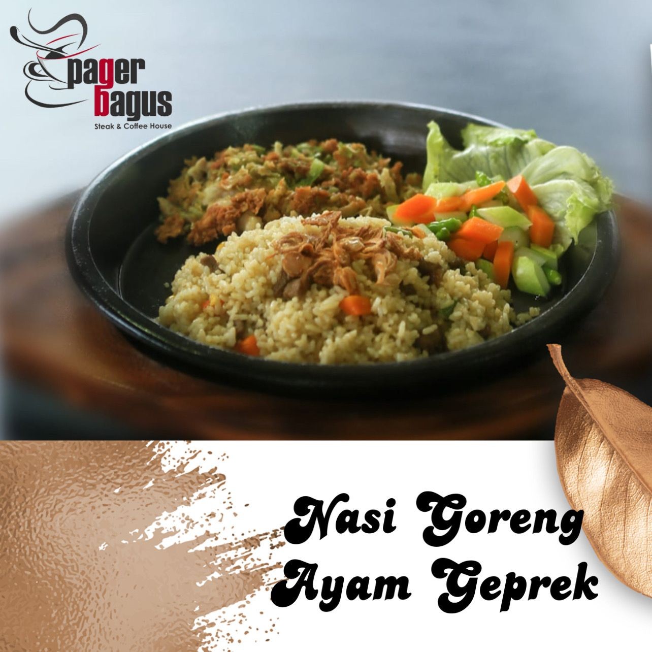 NASI GORENG AYAM GEPREK