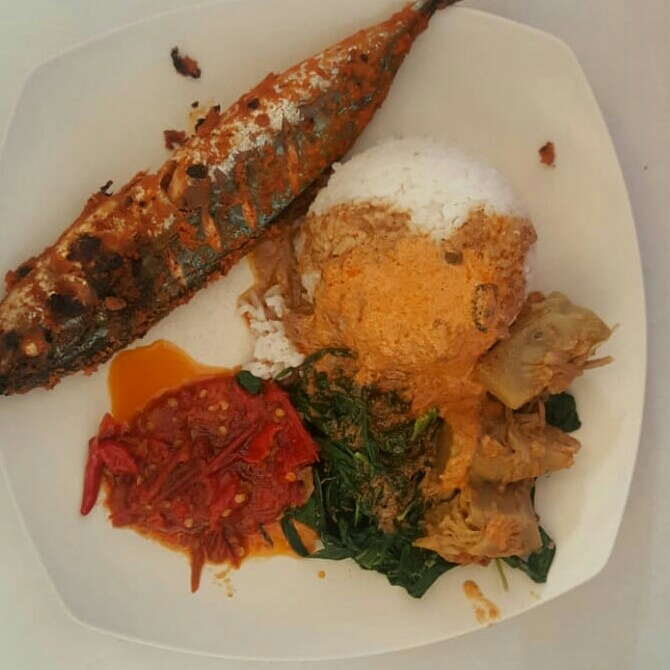 NASI IKAN LAJANG BAKAR