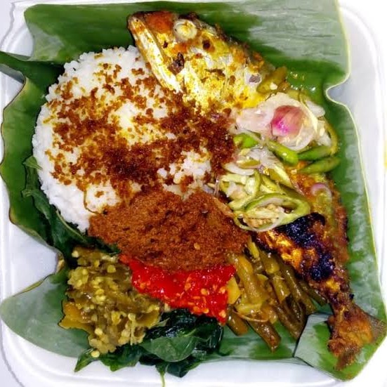 NASI IKAN GEMBUNG BAKAR