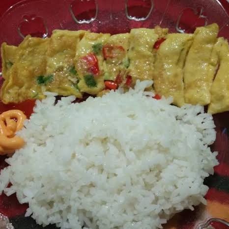 NASI TELUR DADAR