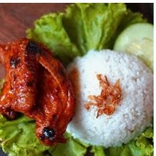 NASI UDUK AYAM BAKAR