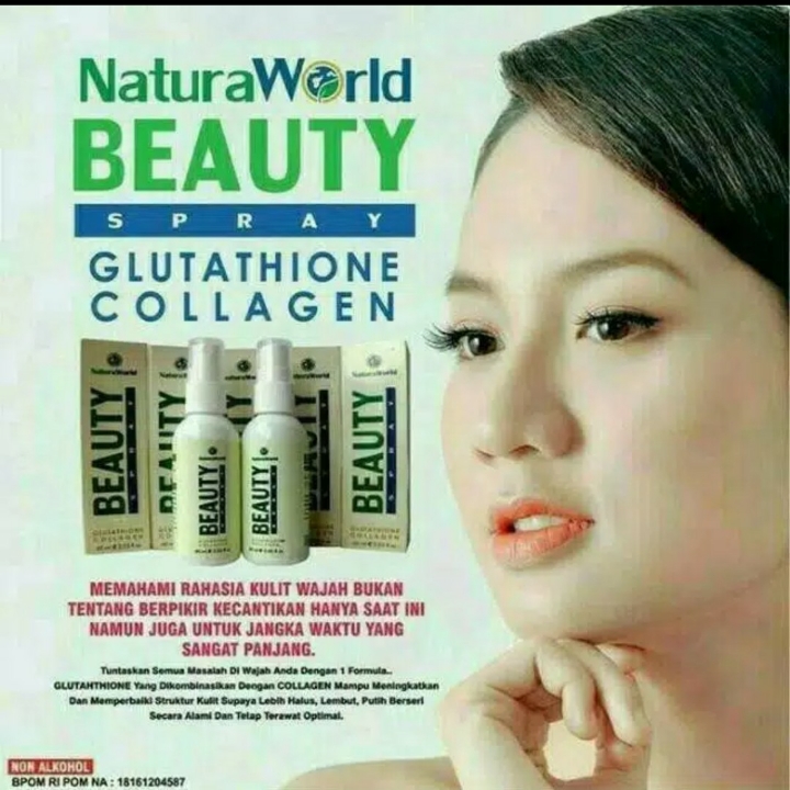 NATURA BEAUTY SPRAY FORMULA KECANTIKAN 1 botol