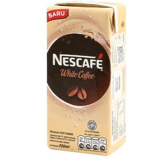 NESCAFE KOPI REGULER WHITE COFFEE CAN 200 ML