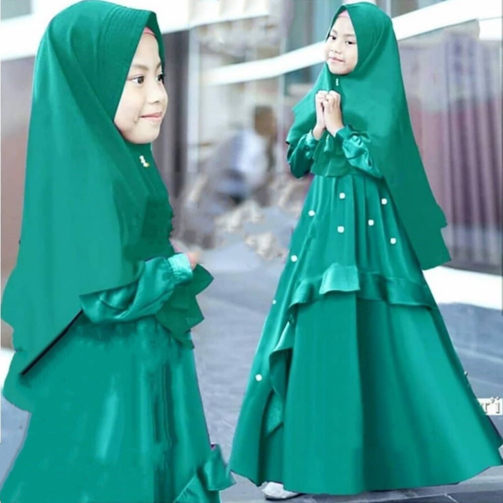 NEW  Kanaya Kids Baju Muslim Anak l Gamis Syari Anak