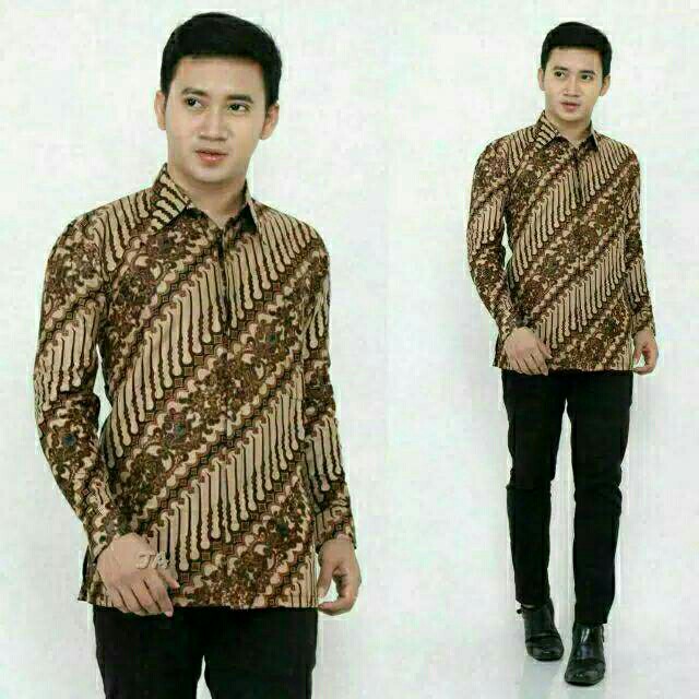 NEW ARRIVAL DISTRO BATIK PRIA BORDIR SOGAN HRB026 BATIKAF NO