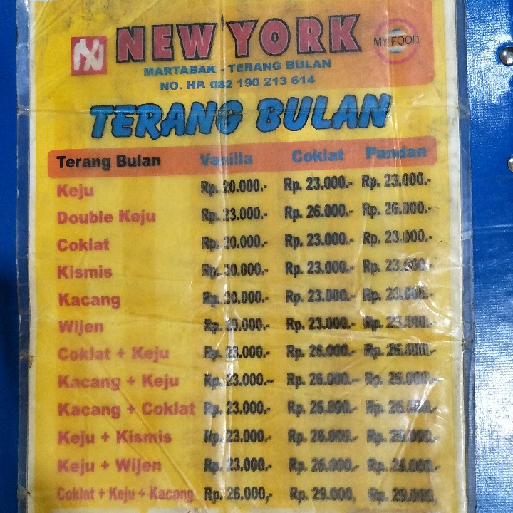 NEW YORK MARTABAK - TERANG BULAN 3