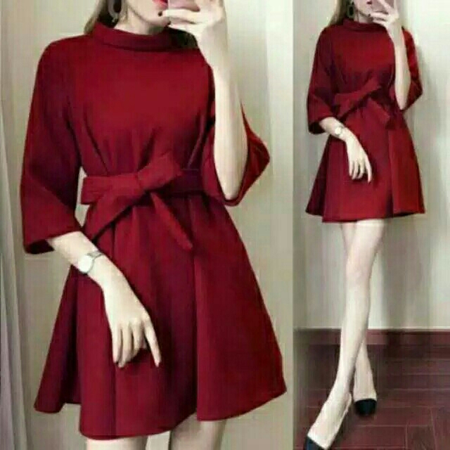 NN02 Dress Maroon