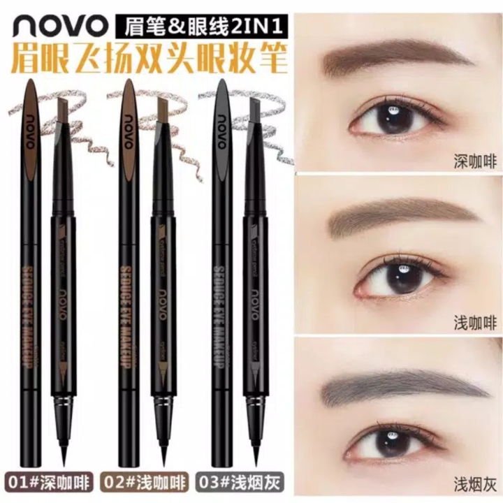 NOVO EYEBROW DAN EYELINER PEN