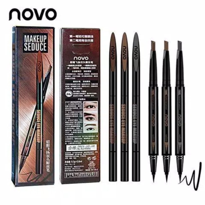 NOVO EYEBROW DAN EYELINER PEN 2