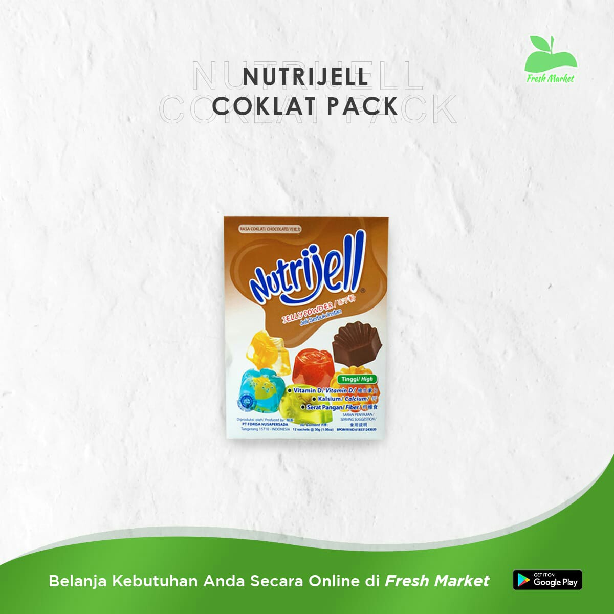 NUTRIJELL COKLAT 1 PACK