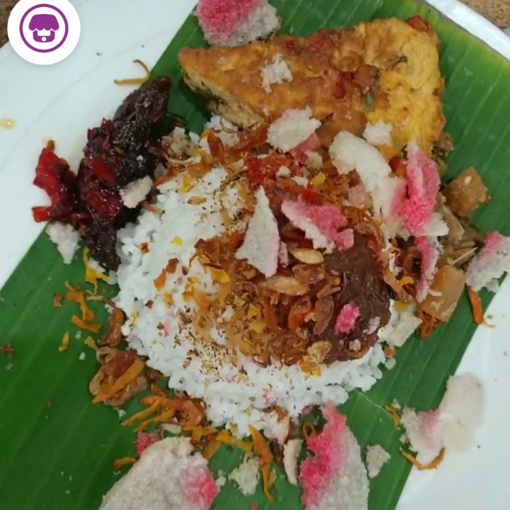 Nasi Gurih Dendeng Dadar 