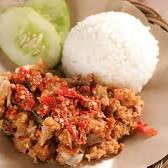 Nasi Jamur Geprek Crispy