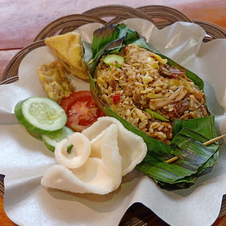 Nasgor Bakar  Cumi Ayam