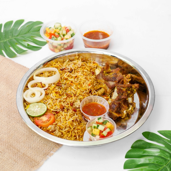 Nasi Arabian Kambing Porsi Talam Small