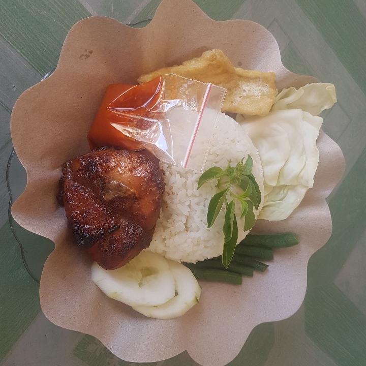 Nasi Ayam Bakar Dada