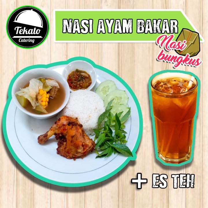 Nasi Ayam Bakar Es Jeruk