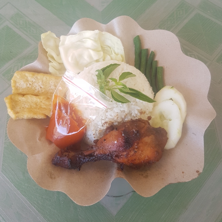 Nasi Ayam Bakar Paha Bawah