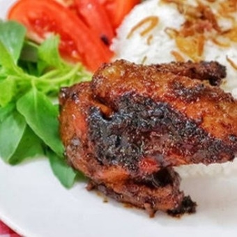 Nasi Ayam Bakar Penyet