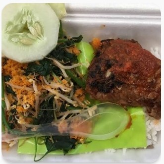 Nasi Ayam Bakar Urap-urap