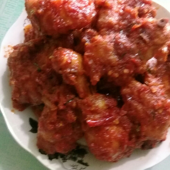 Nasi Ayam Balado