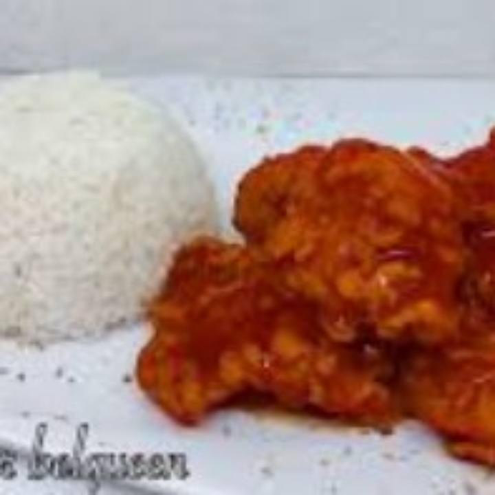 Nasi Ayam Balado Hot Lava