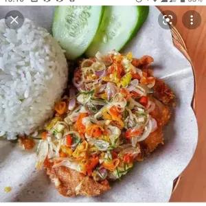 Nasi Ayam Crispi Sambal Matah