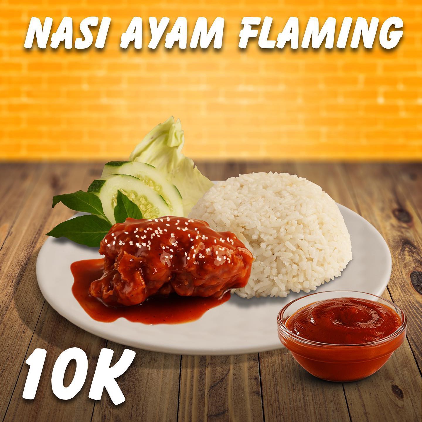 Nasi Ayam Flamming