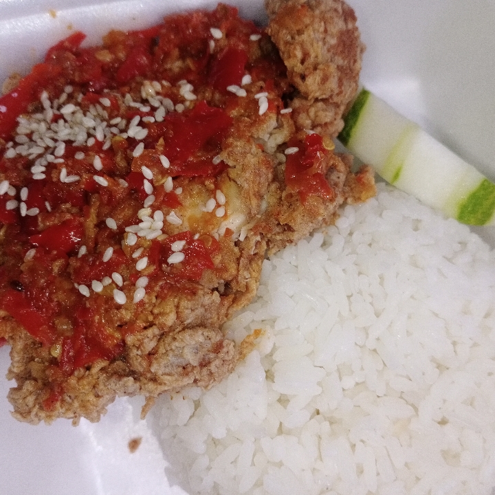 Nasi Ayam Geprek