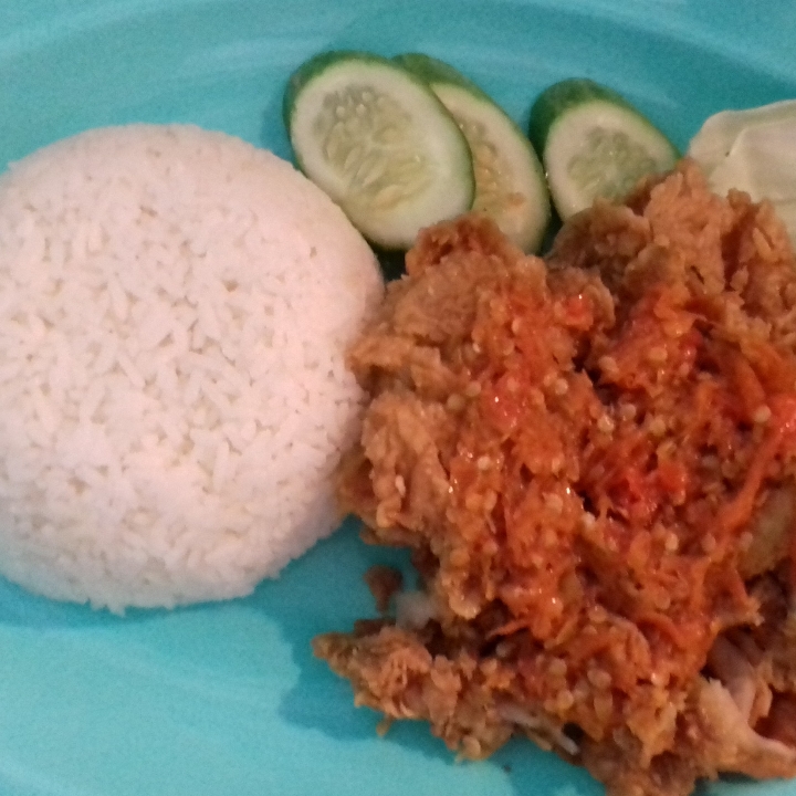 Nasi Ayam Geprek