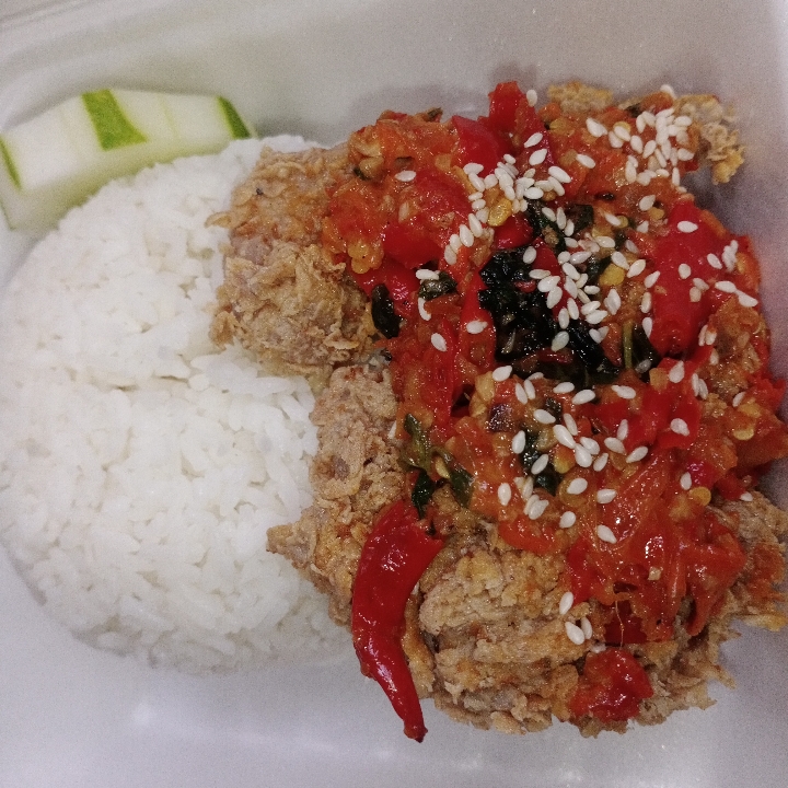 Nasi Ayam Geprek